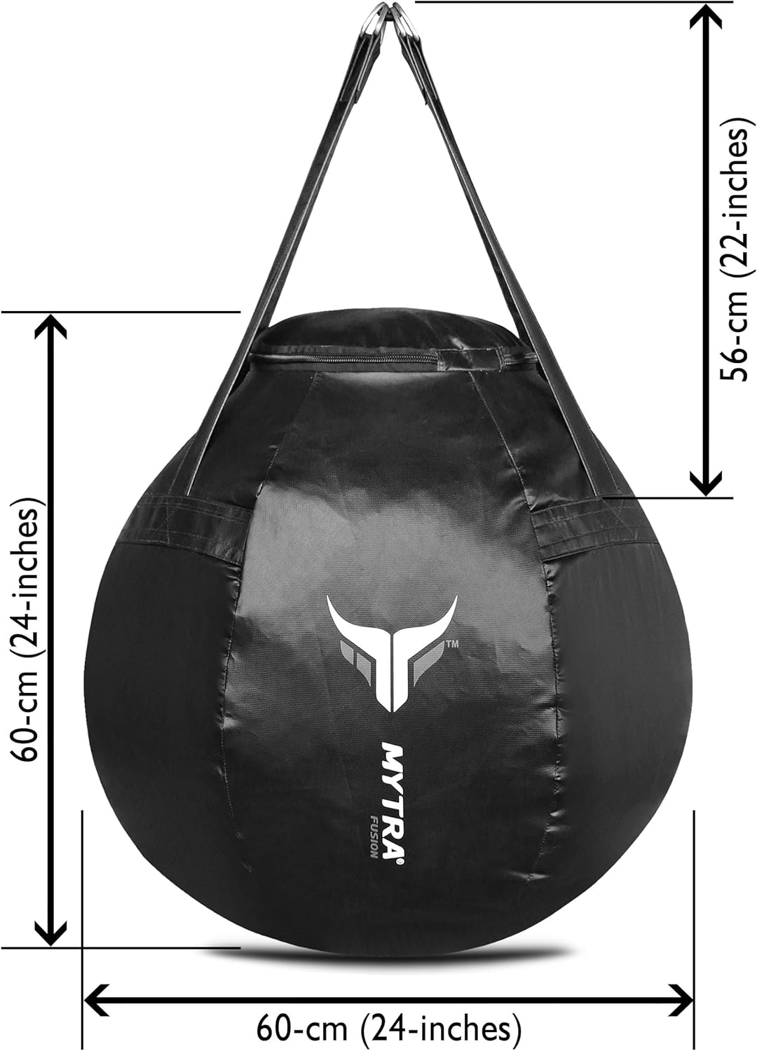 Wrecking Ball Punching Bag - 2FT Round Shaped Unfilled Bag