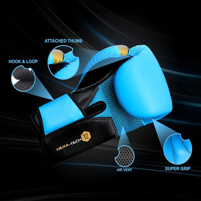 Hexa Tech Boxing Gloves  - Advanced Protection & Grip