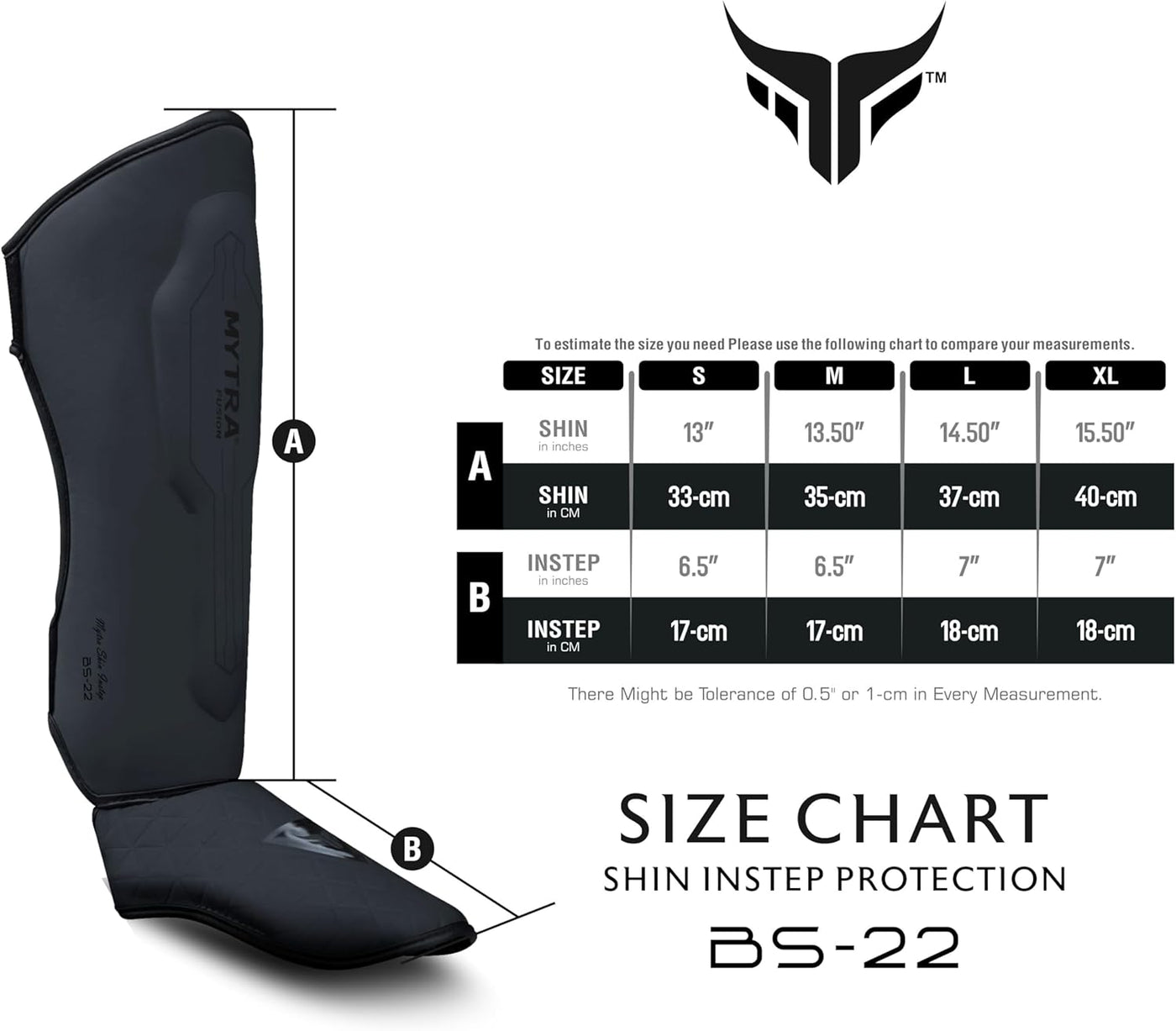 Shin Instep BS-22 - Impact Absorption Shin Guard