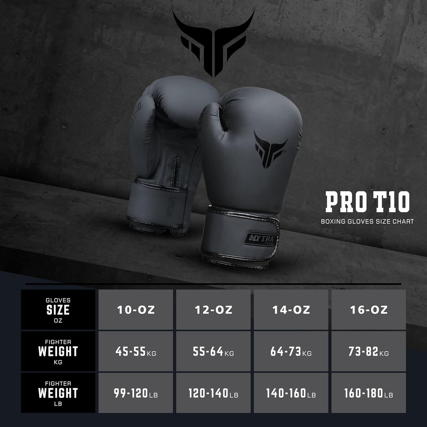 Boxing Gloves PRO T-10  Secure Fit Sparring Training Gloves