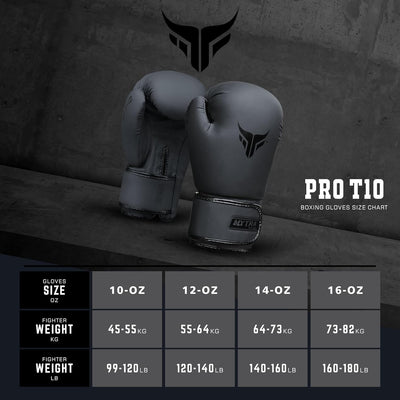 Boxing Gloves PRO T-10  Secure Fit Sparring Training Gloves