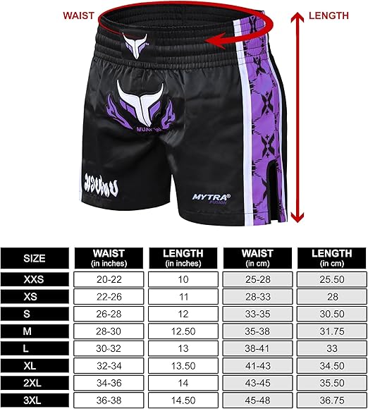 Mytra Fusion Women Kick Boxing Shorts - Ladies Martial Training Shorts