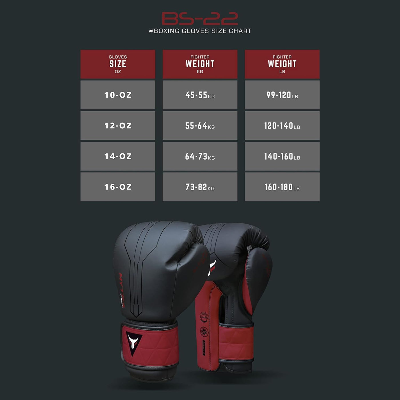 Boxing Gloves BS-22 – Sparring Gloves With Free Wraps