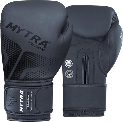 MB-A4 Leather Boxing Gloves - Mytra Fusion Punching & Sparring Gloves