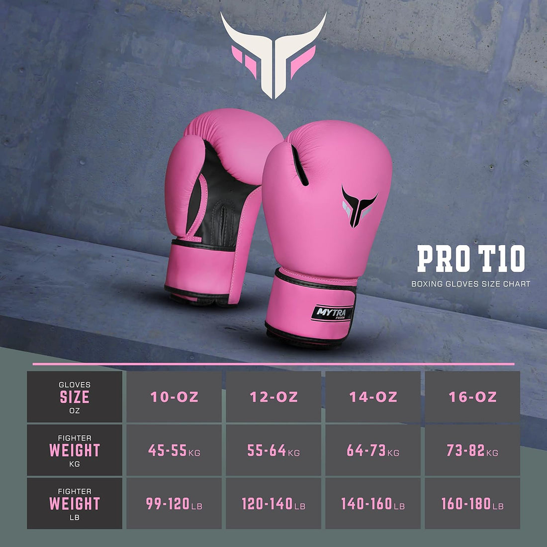 Boxing Gloves PRO T-10  Secure Fit Sparring Training Gloves