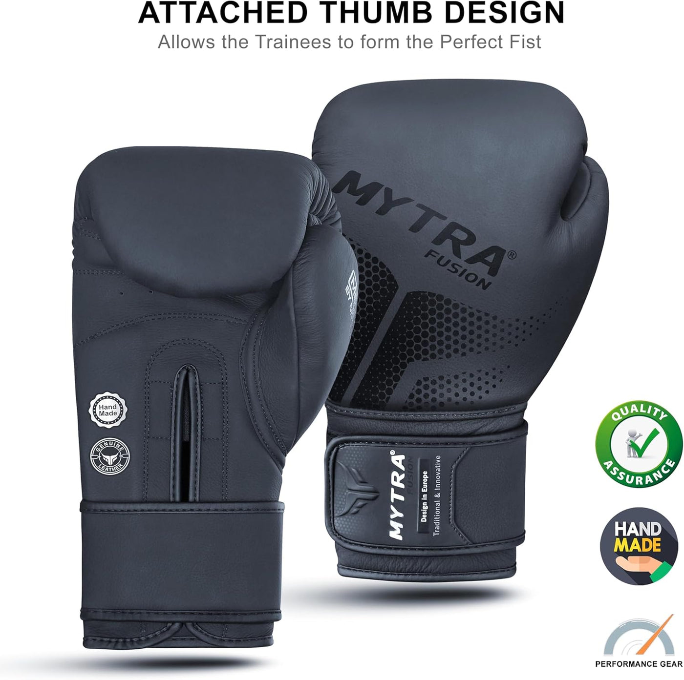 MB-A4 Leather Boxing Gloves