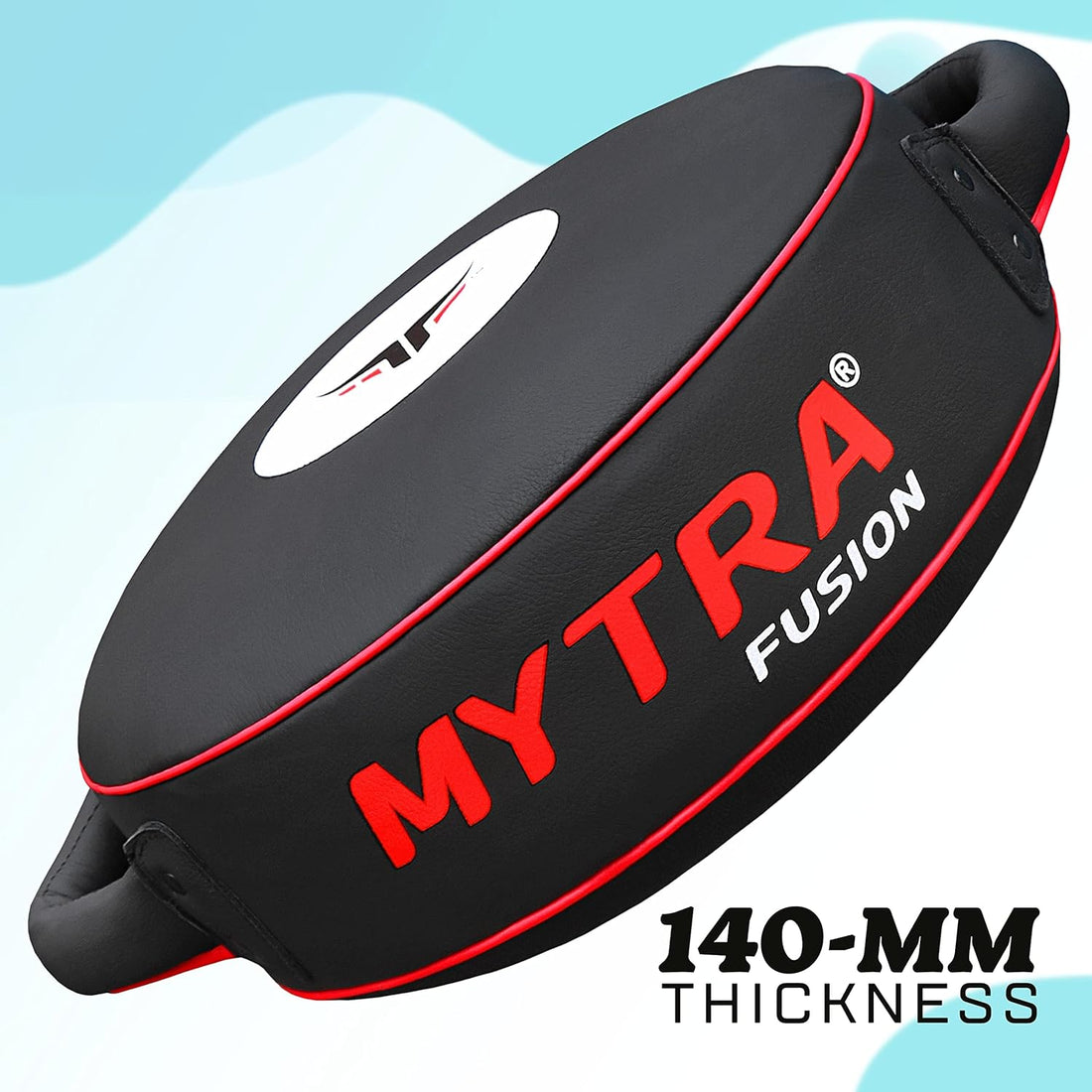 Mytra Fusion Round Pad - Real Leather Boxing Mitts