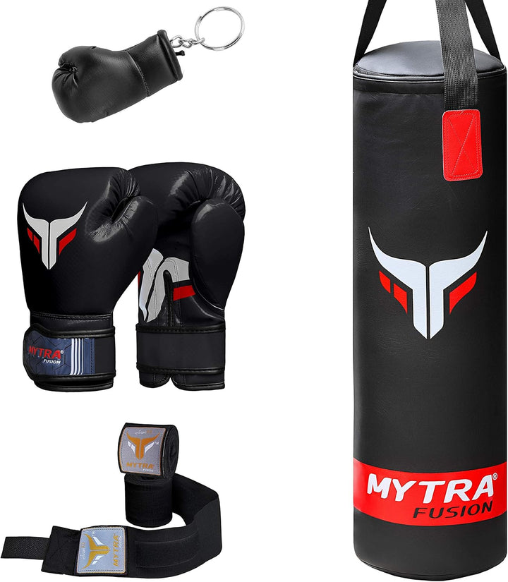 Mytra Fusion Kids Boxing Set - Punching Bag with Gloves and Key Chain