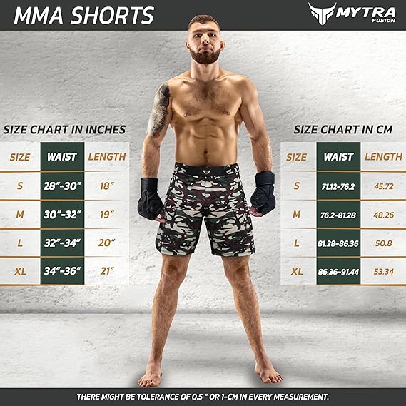 Mytra Fusion MMA Short - Camo Fight & Training Trunks