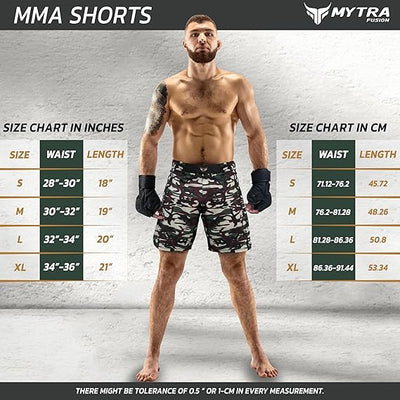 MMA Short - Camo Fight & Training Trunks