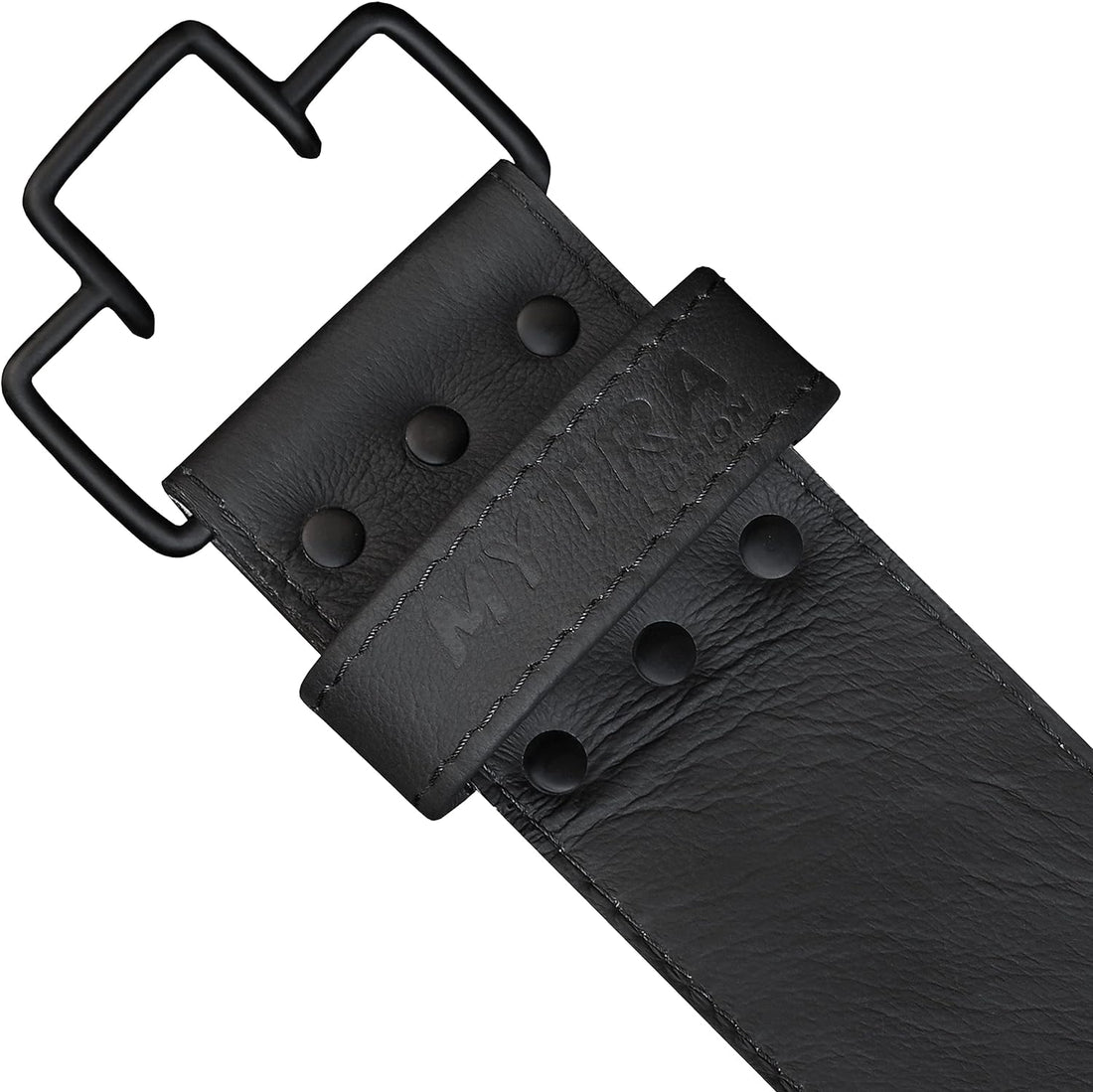 L-6 Leather Weightlifting Belt - 4" Wide & Quick-Release