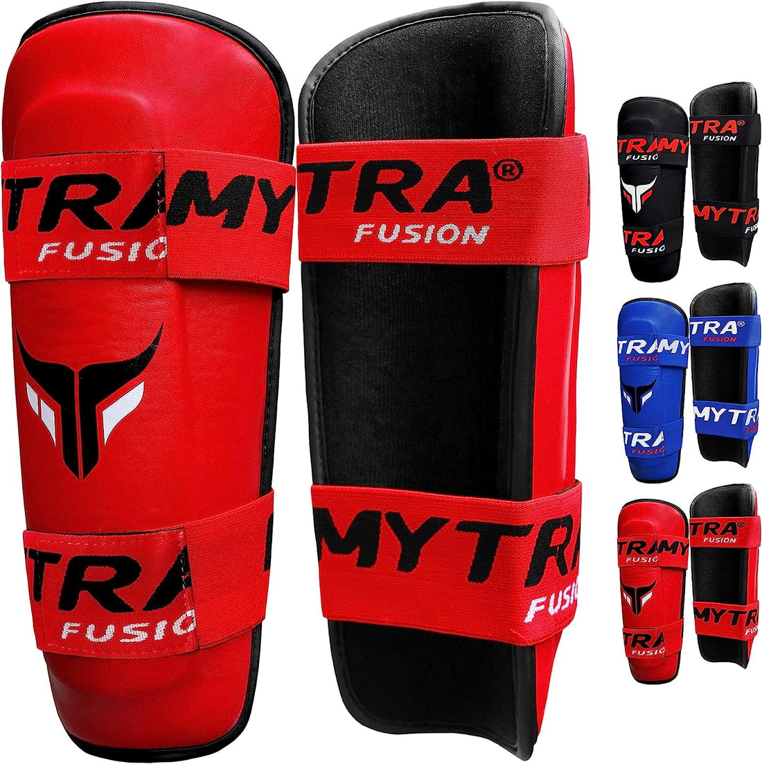 Mytra Fusion Shin Guards for MMA, Muay Thai, & Kickboxing