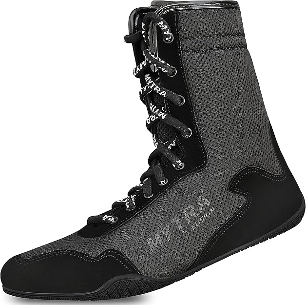 Mytra Fusion Boxing Shoes - Breathable Leather Boxing Boots