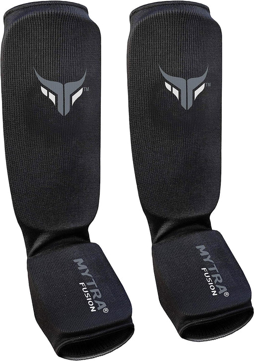 Mytra Fusion Junior Shin Pads - Kids Shin Guards for Kickboxing & MMA