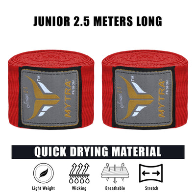 Kids Hand Wraps – 2.5-Meter Boxing and Training Wraps