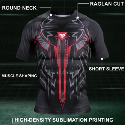 MMA Rash Guard - Men Compression Top