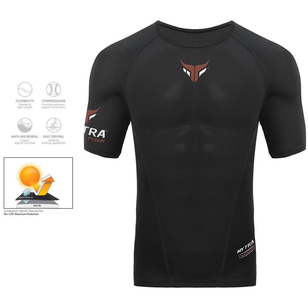 Mytra Fusion BJJ Rash Guard - Men's Compression Base Layer