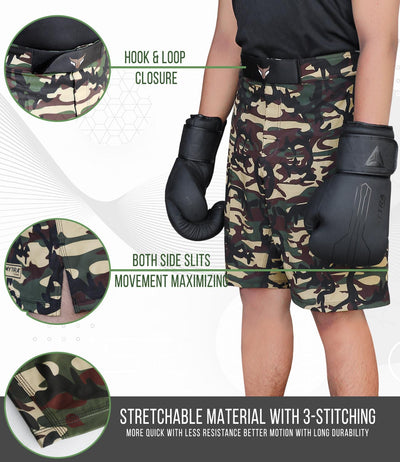 MMA Short - Camo Fight & Training Trunks