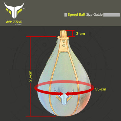 Leather Speed Ball - Reflex & Speed Training