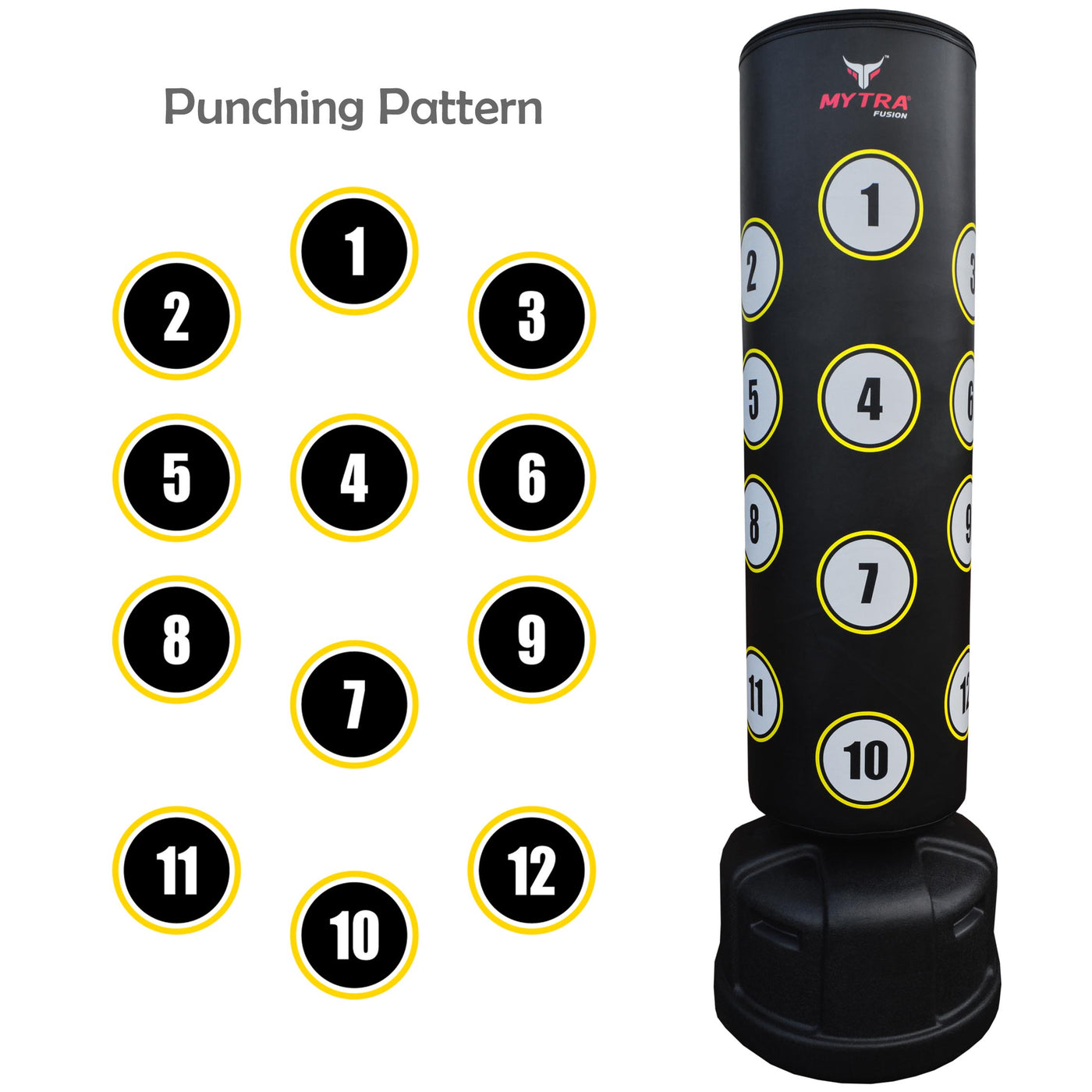 Free Standing Punching Bag - Target Design Punch Bag