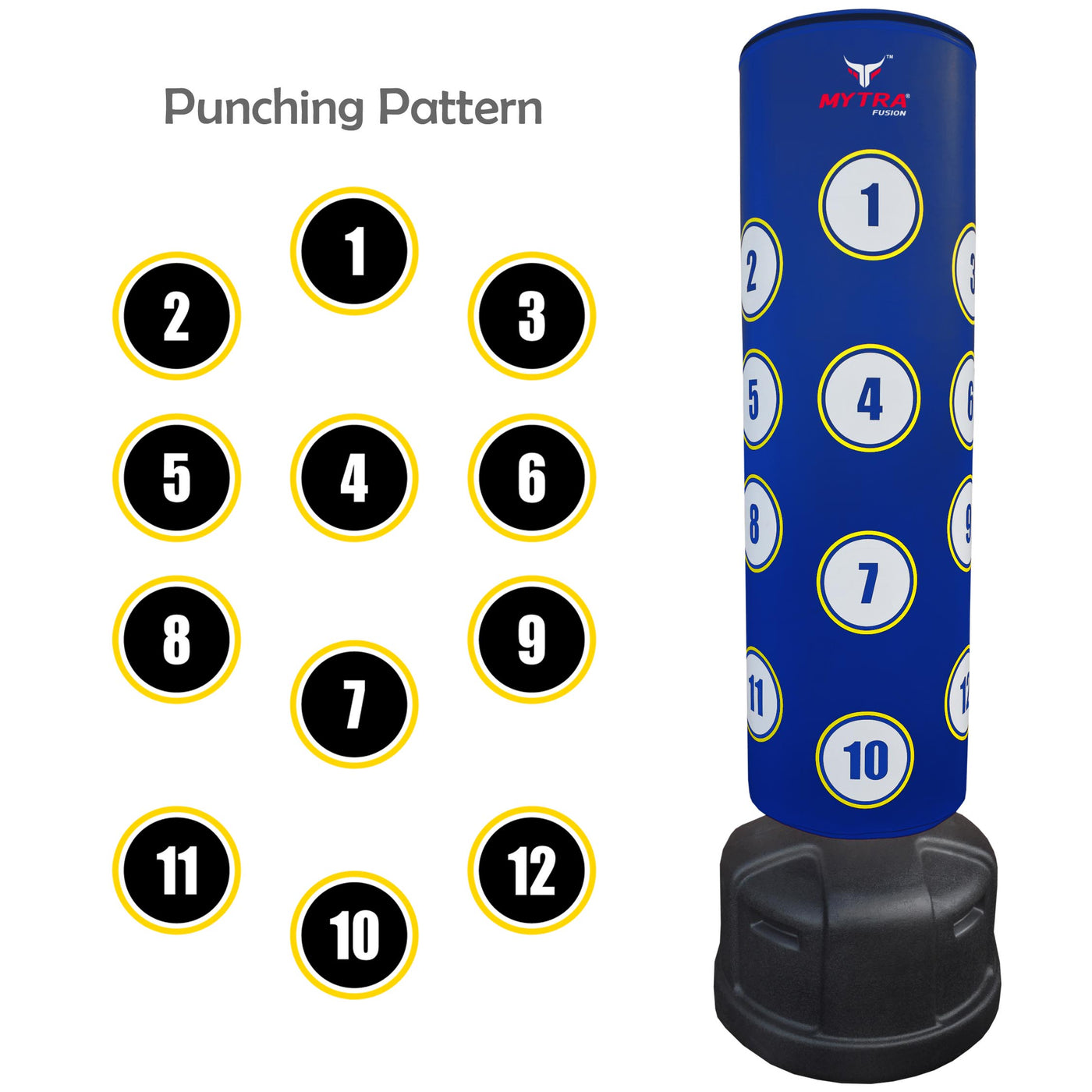 Free Standing Punching Bag - Target Design Punch Bag