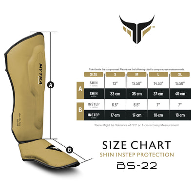 Shin Instep BS-22 - Impact Absorption Shin Guard