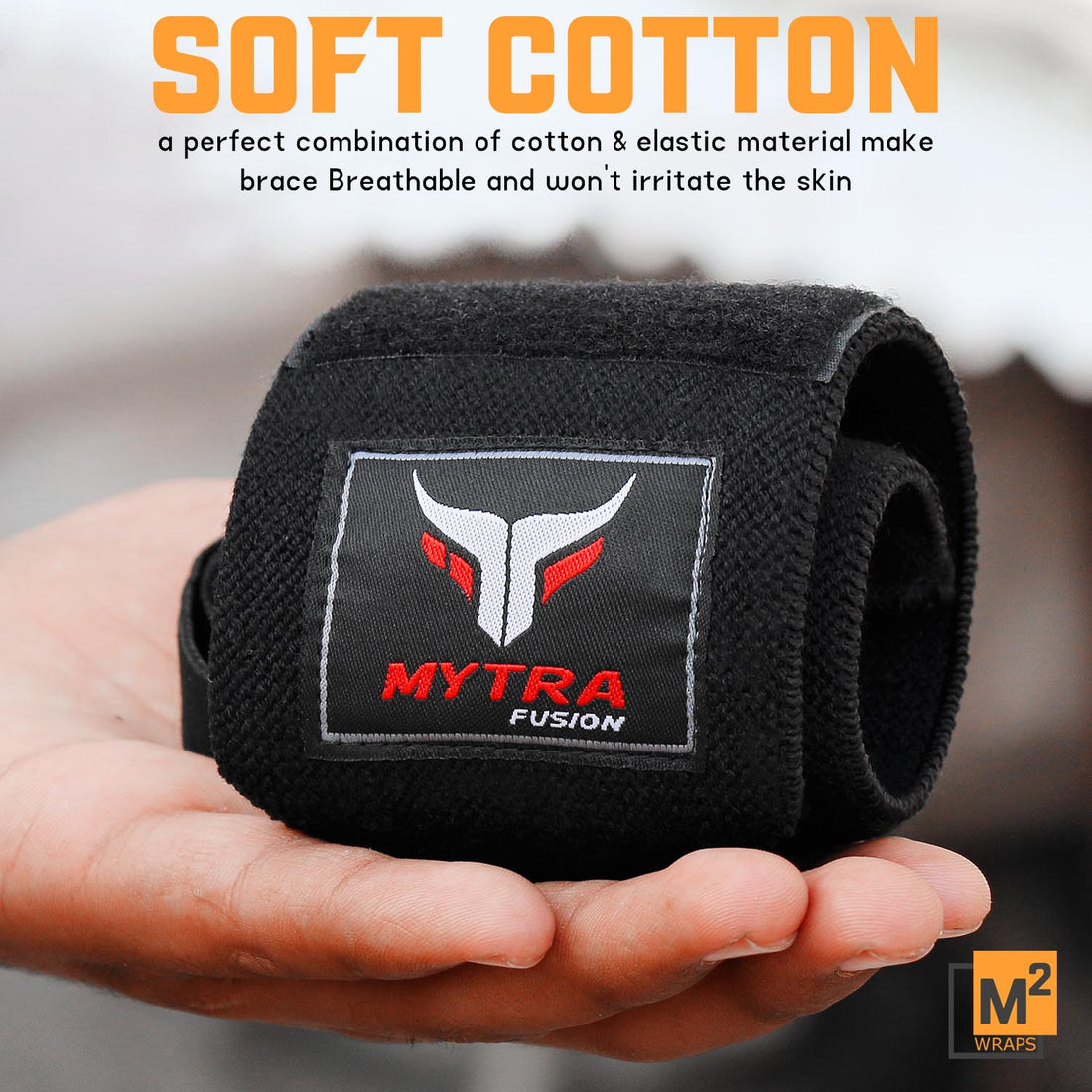 Mytra Fusion Wrist Wraps - Weight Lifting, Gym Support