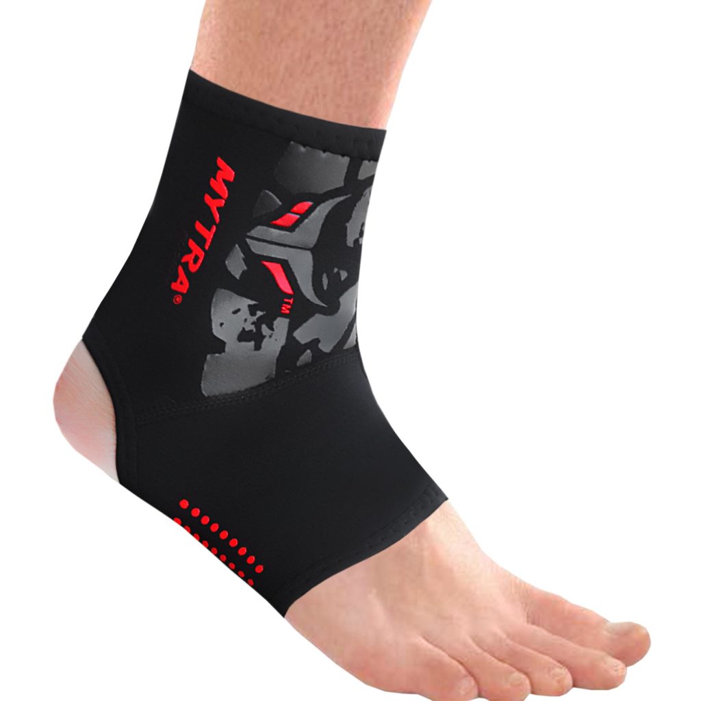 Mytra Fusion Ankle Support Protector Brace Supported Ankles Injury Relief, Best Ankle Support, Elastic Ankle Support, Compression Ankle Brace, Ankle Sleeve for Sprain