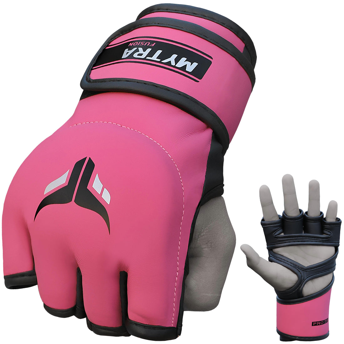 MMA Gloves 4-OZ - Pro T-10 Women Hybrid MMA Training Gloves