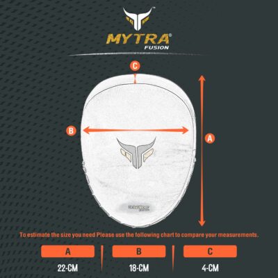 Mytra Fusion Boxing Pads focus Pads - Punch mitts size chart